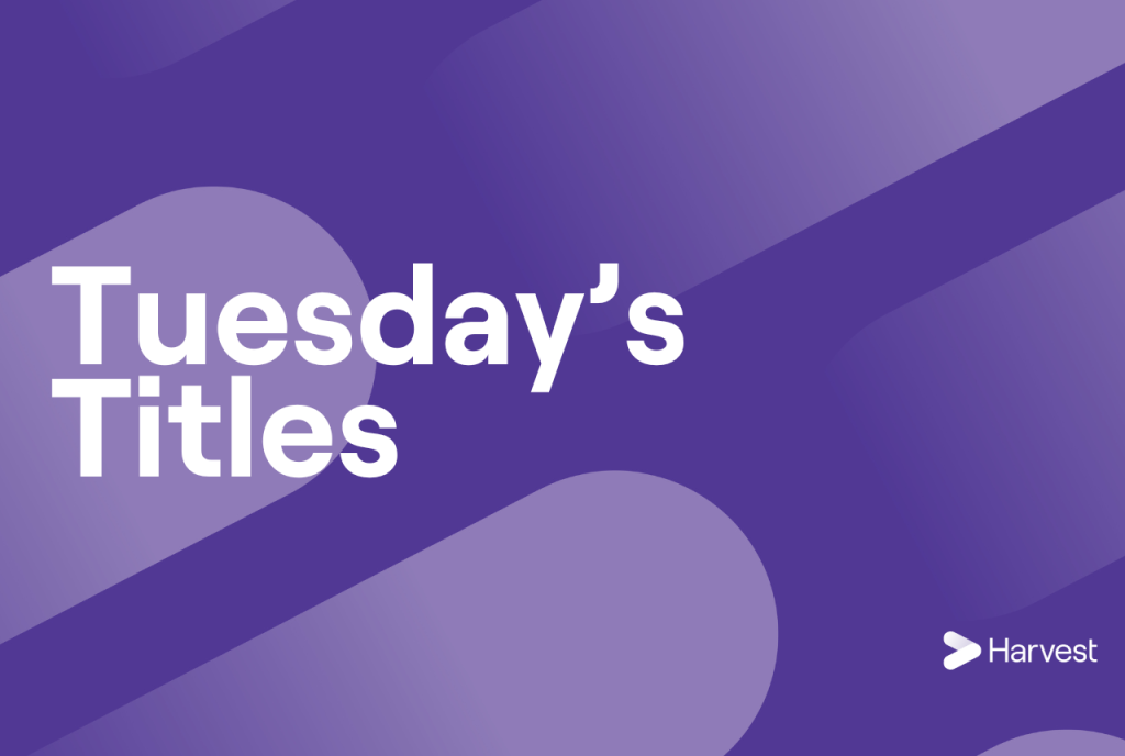 Tuesday’s Titles – July 2024